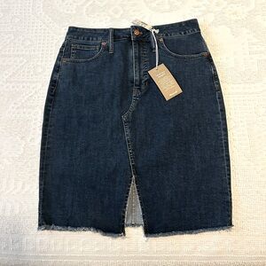 Madewell denim skirt